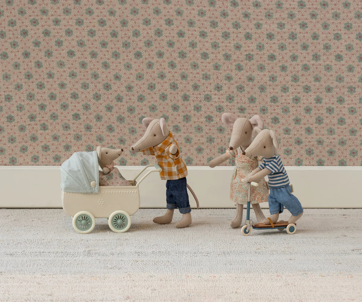 Carrozzina con topolino - Menta